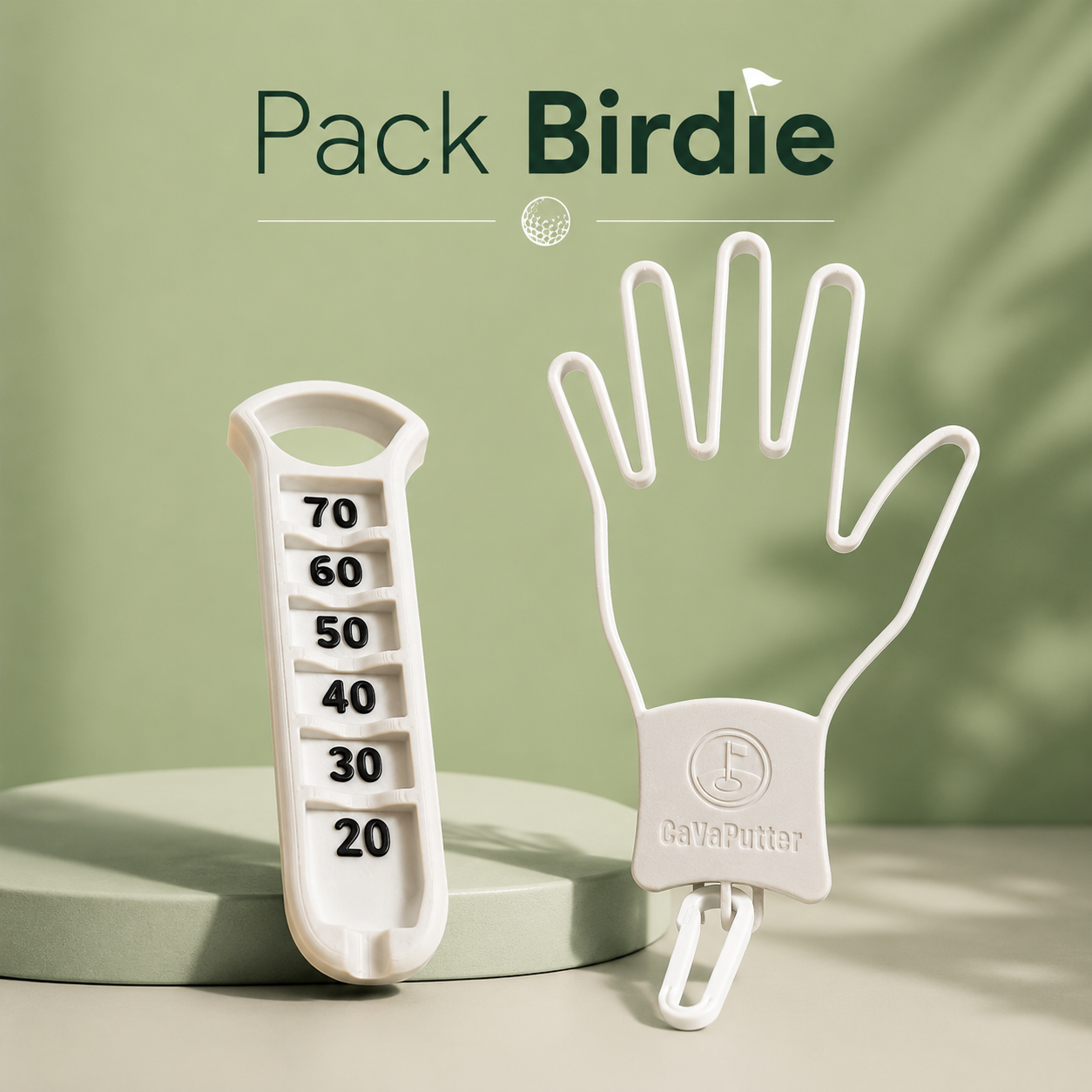 Pack Birdie — Sécheur de Gant + Tee Positionner