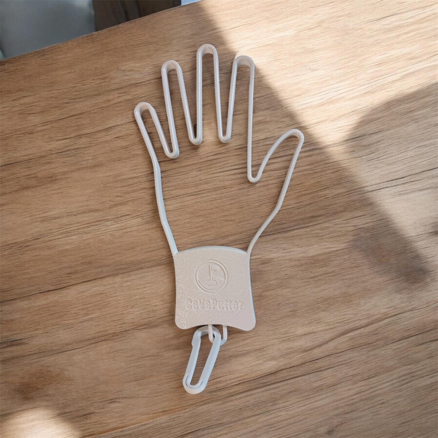 Sécheur de gant de golf blanc imprimé 3D, support en forme de main